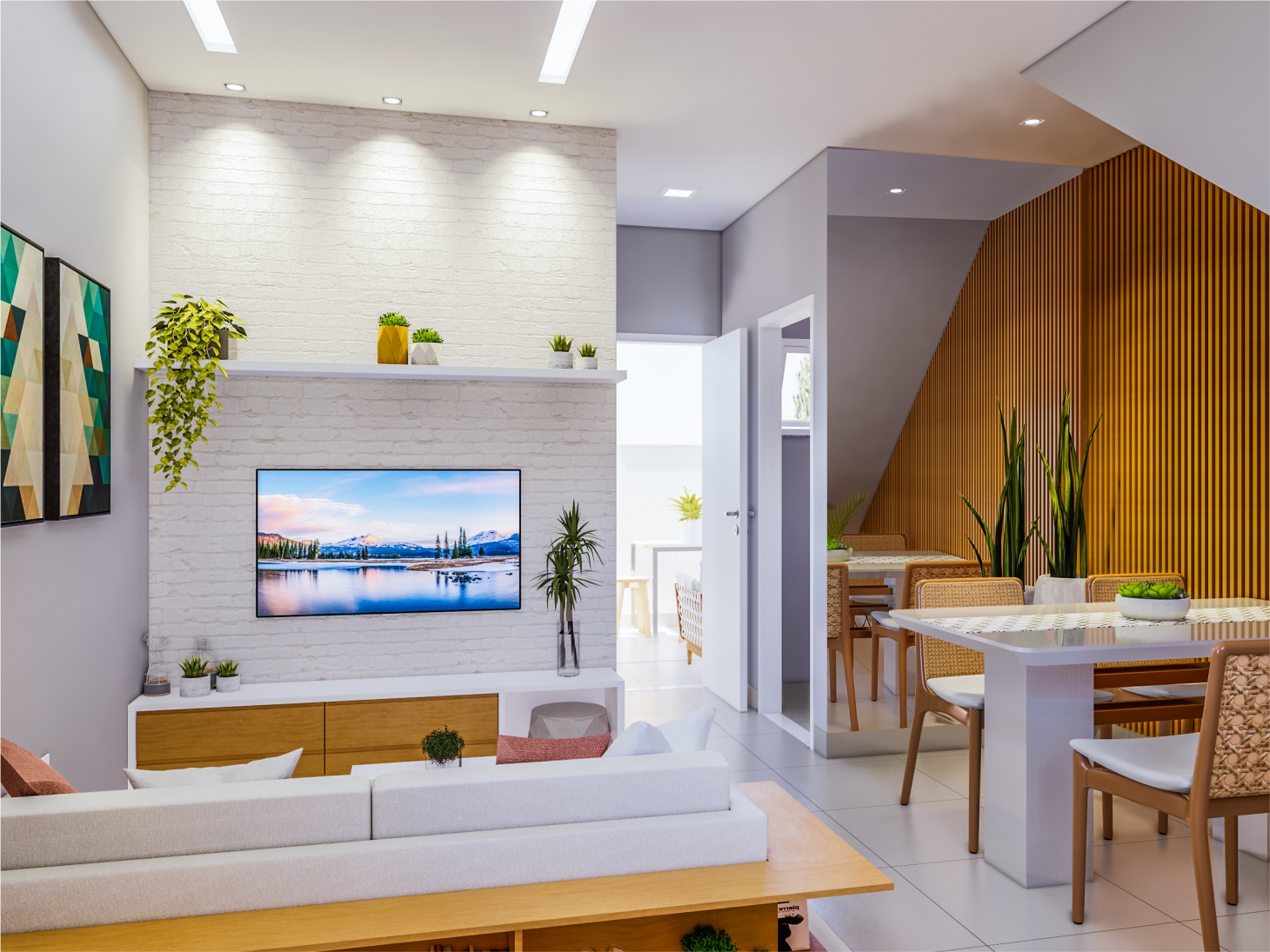 Sala de Estar e Jantar